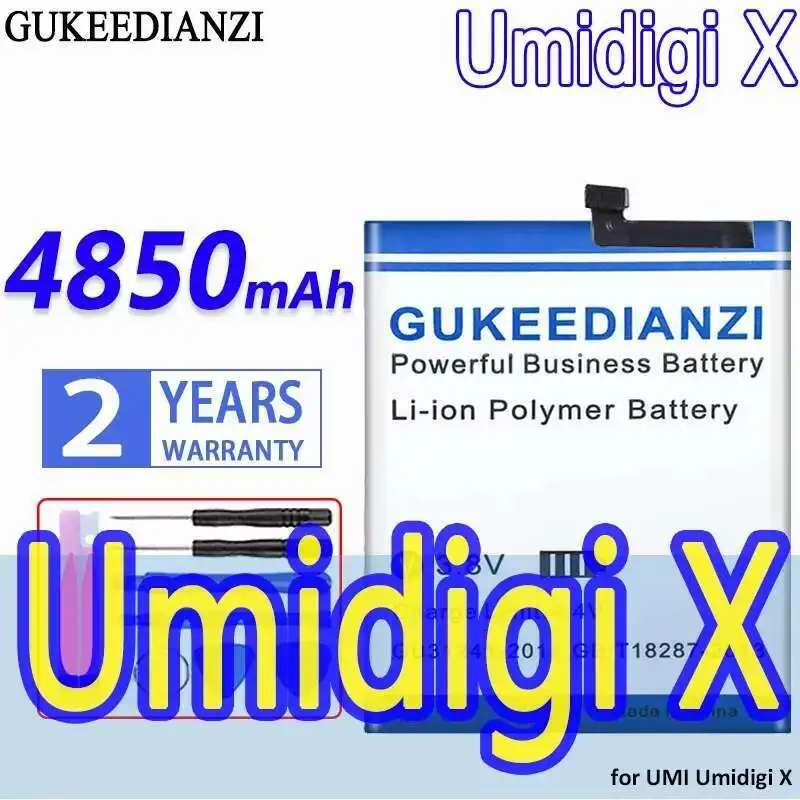 

Safe Premium Replacement For Umi Umidigi X Mobile Phone Battery 4850mAh