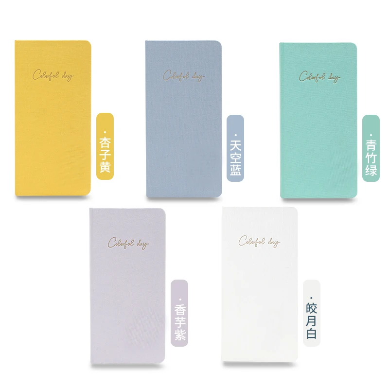 أبدا ملون أسبوعي مخطط أسابيع المفكرة لكامل سنوي بسيط محمول دفتر سميكة لون الحلوى لمكتب المدرسة