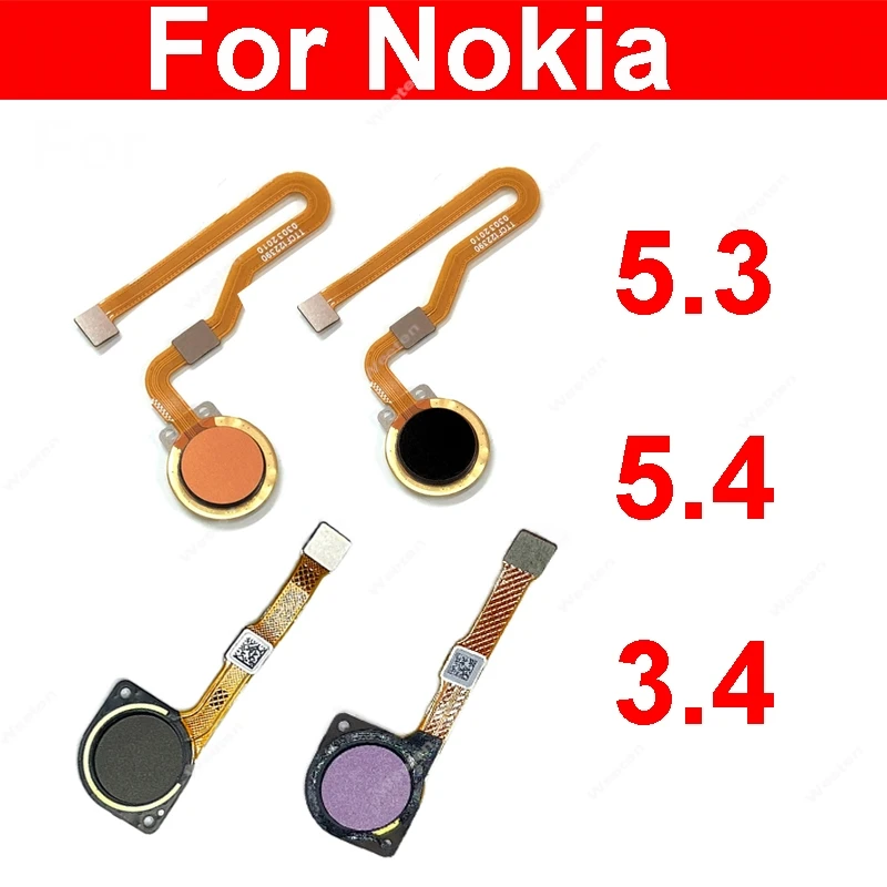 

Fingerprint Sensor Flex Cable For Nokia 5.3 TA-1234 TA-1223 TA-1227 TA-1229 Home Button Return Key Touch Sensor Flex Ribbon