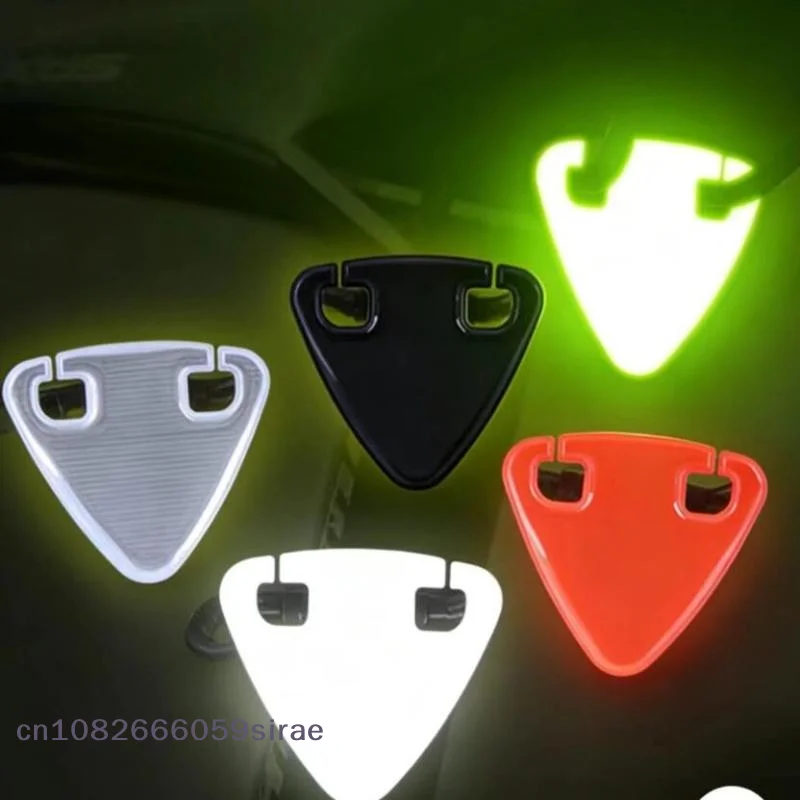 10 Pcs Tail Light Reflective Warning Bicycle High Brightness Reflective Sticker For Night Riding Mountain Road Bike Equipment