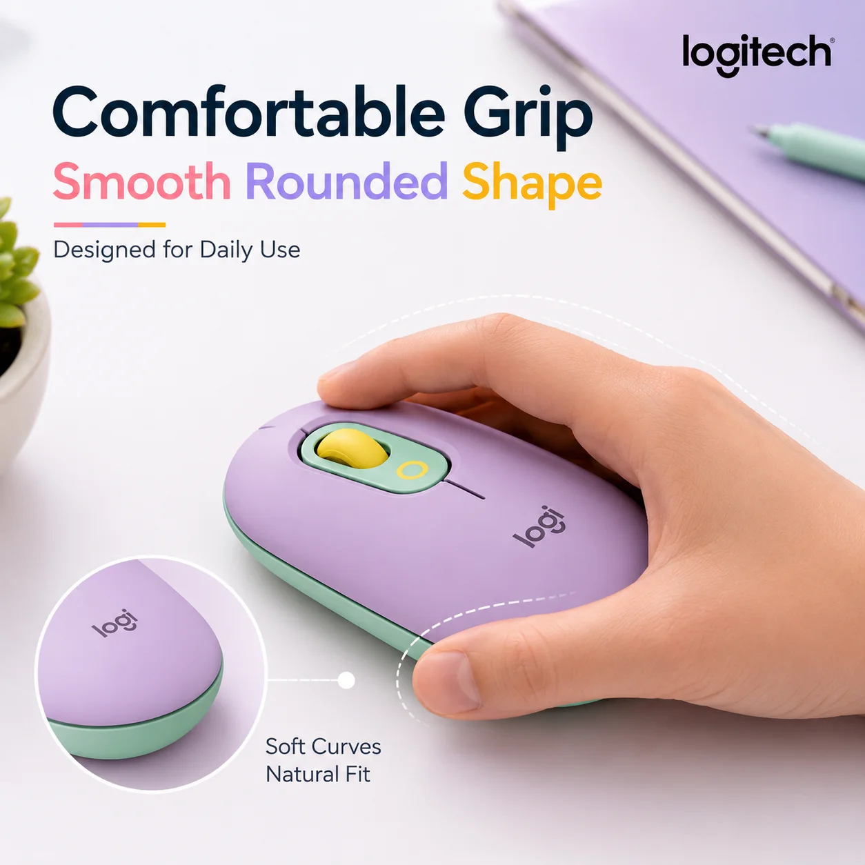 Mouse Sem Fio Silencioso Logit - Home Office Noturno avaliação e preço