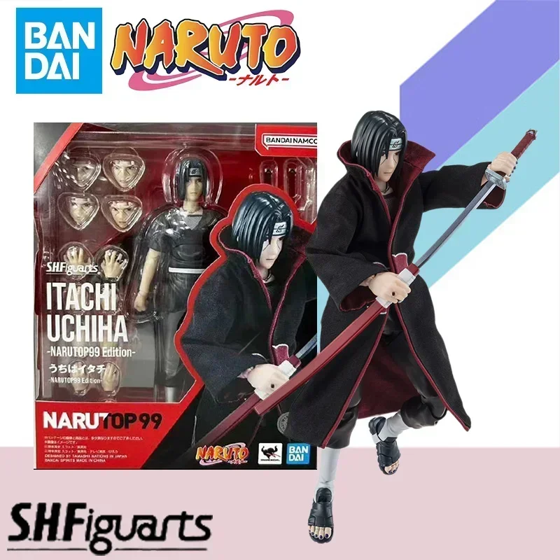 

Bandai Original S.H.Figuarts SHF ITACHI UCHIHA -NARUTOP99 Edition- Anime Action Figure Finished Model Kit Toy Gift for Kid