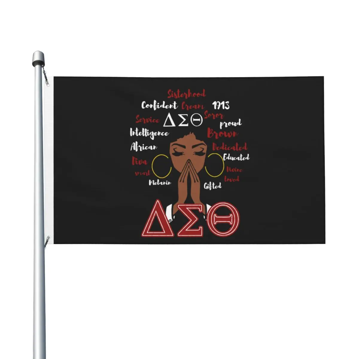 Delta Sorority Sigma Theta DST Double-Sided Flag for Home Party Garden Indoor Outdoor Flags Decoration Banner