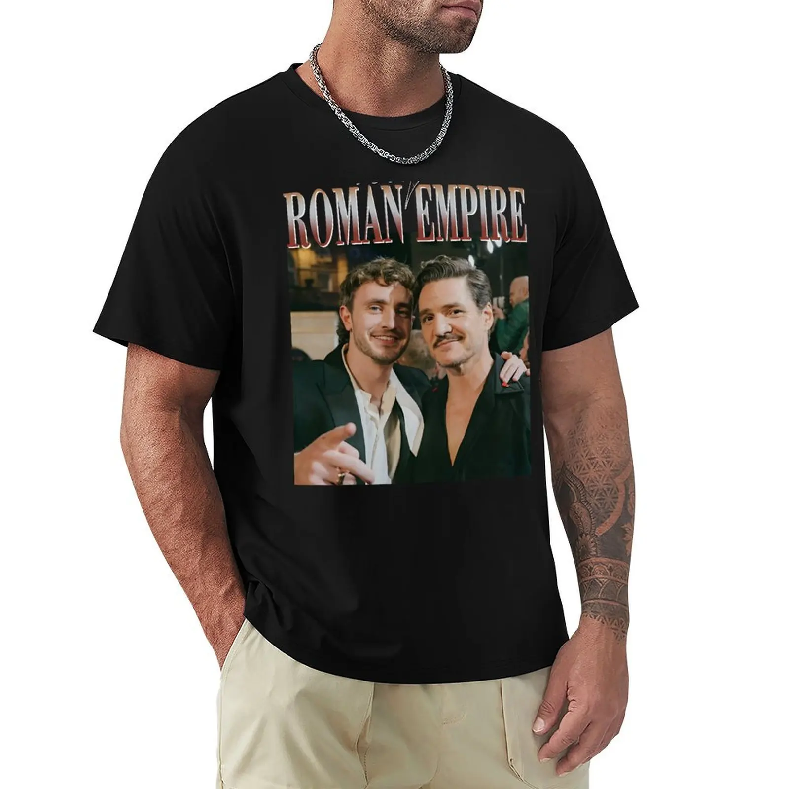 Pedro Pascal This Is My Roman Empire T-Shirt Running Performance Short Sleeve Tee