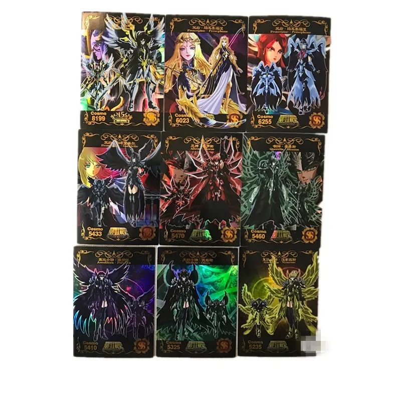 Original 1PCS-15PCS Saint Seiya Card Soul of Gold Toys Hobbies Collectibles Game Collection Anime Cards Athena Pope Poseidon