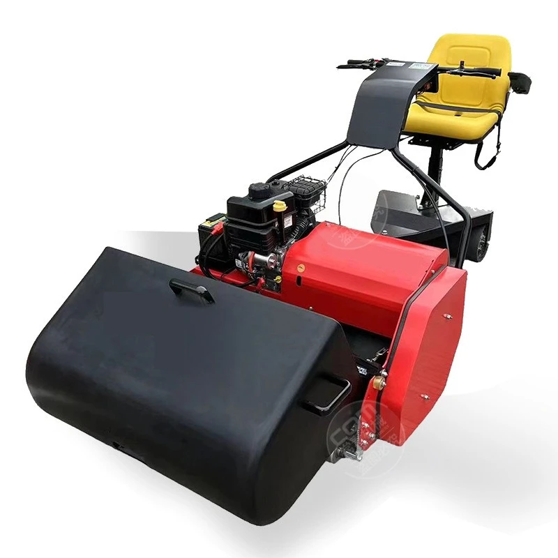 Golf course lawn weeding hand-pushed roller brush filling machine, football field brushing electric
