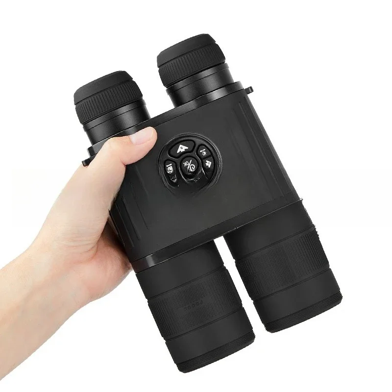 

Цифровой бинокль ночного видения с ИК-подсветкой, телескоп-дальномер с фото- и видеозаписью, Wi-Fi/GPS