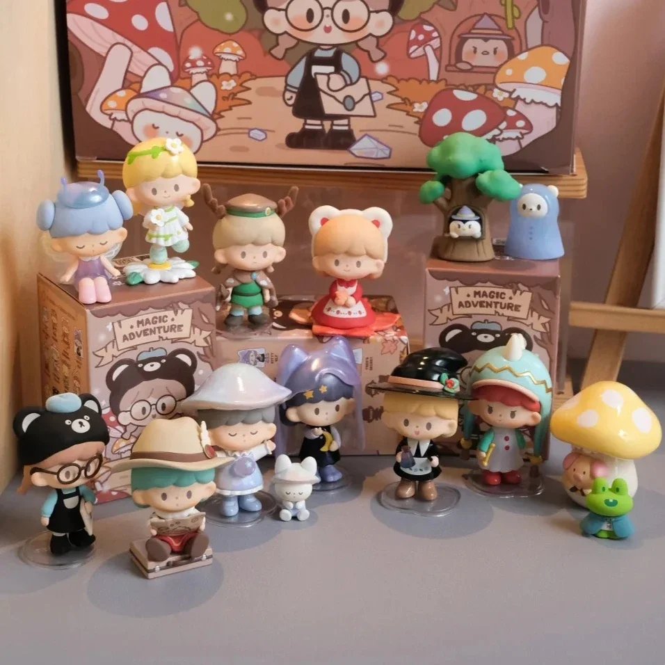 

Zzoton Magical Adventure Series Blind Box Anime Figures Kawaii Ornaments Collectible Model Desktop Decor Birthday Gift Toys