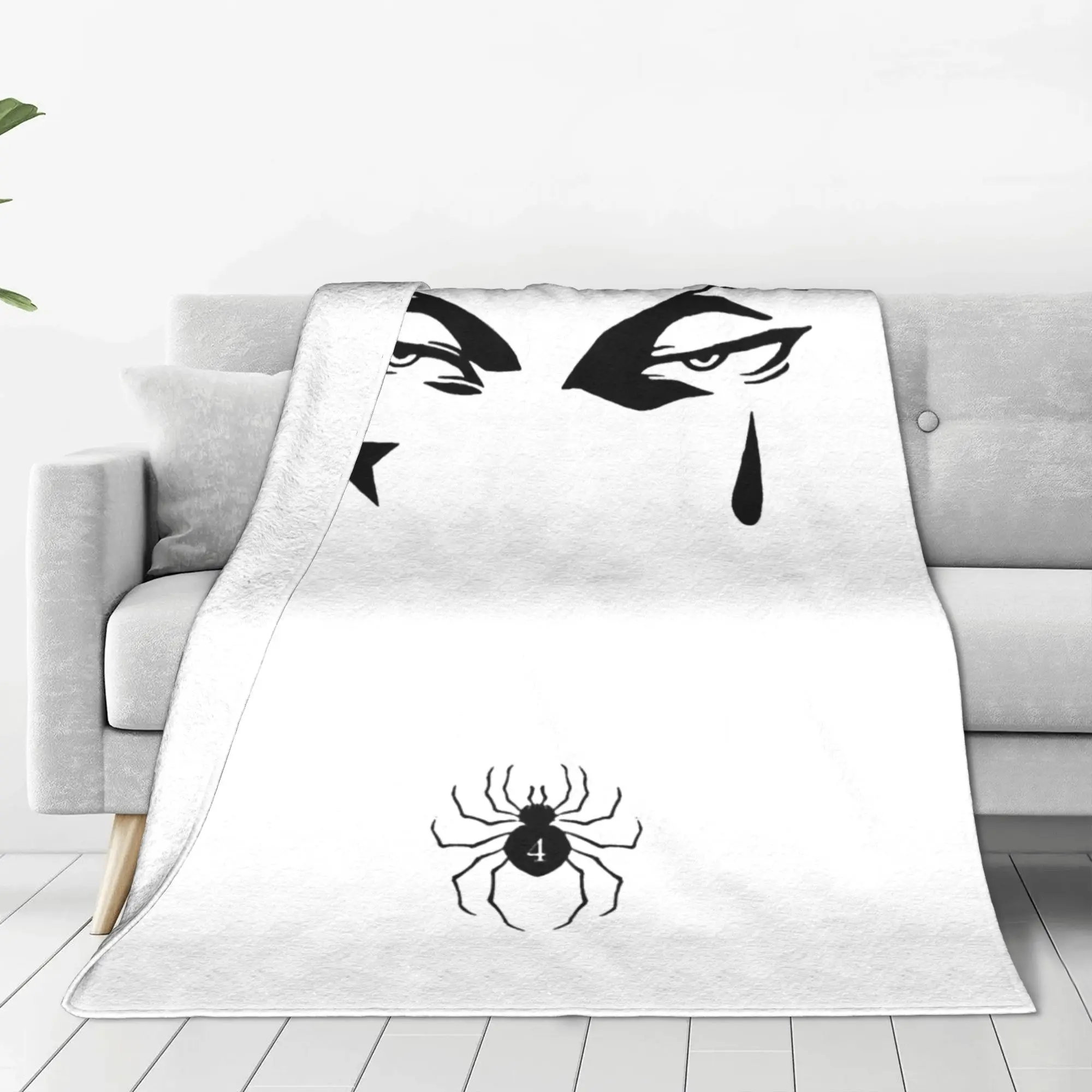 Hisoka Anime Hunter X Hunter Phantom Troupe Chrollo Blankets Flannel Autumn Thin Throw Blankets for Bedding Bedroom Rug Piece