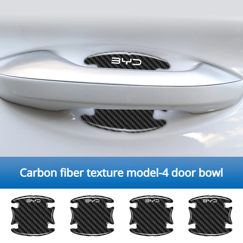 Byd Han, Tang, Qin, Song, Yuan, DMI PLUS, Dolphin EV, Seal DM, door handles, door bowl stickers, universal decorative anti-scrat