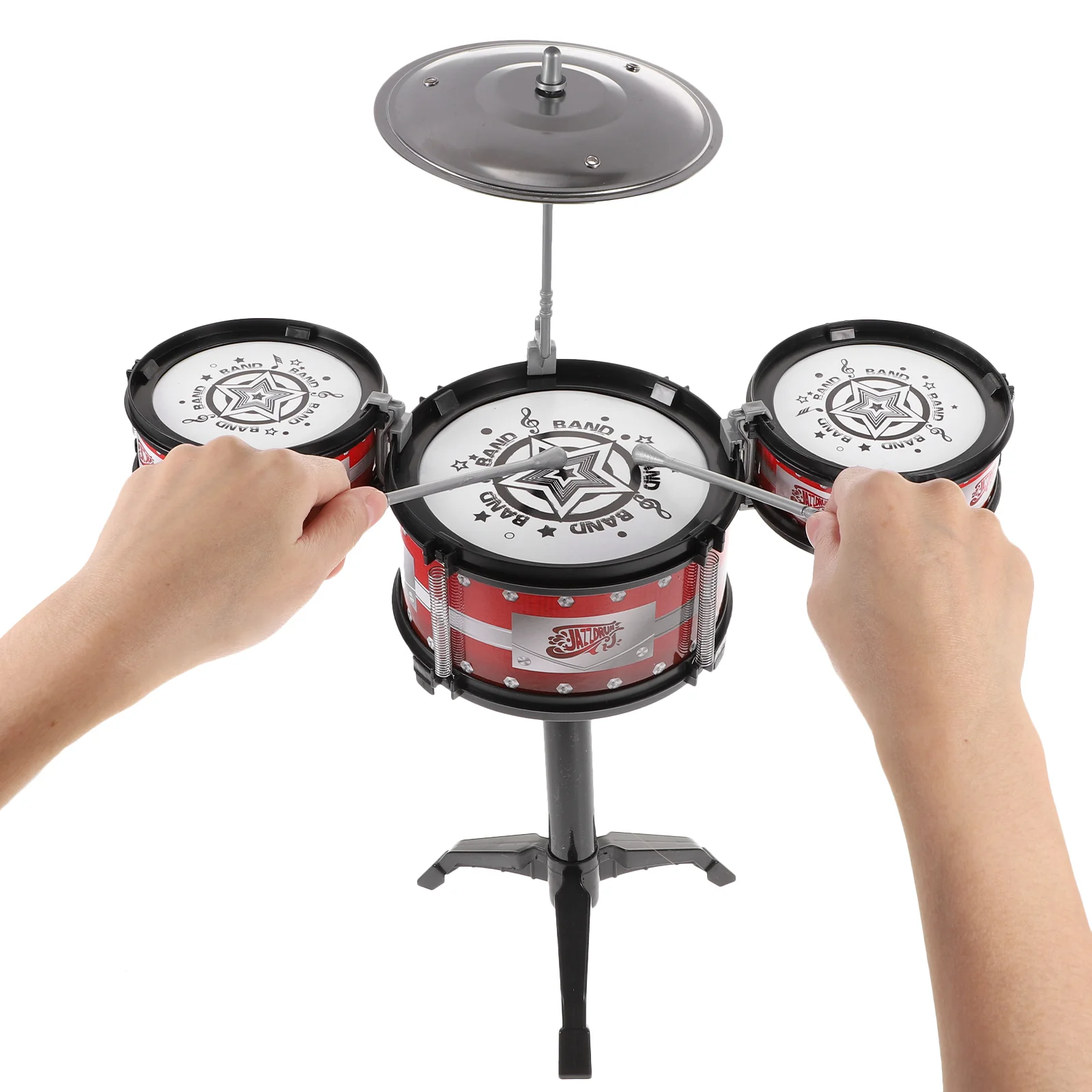 Electric Drum Set Toddler Child Beginner Jazz Kit Kids Music Drums Musical Band Toy Mini