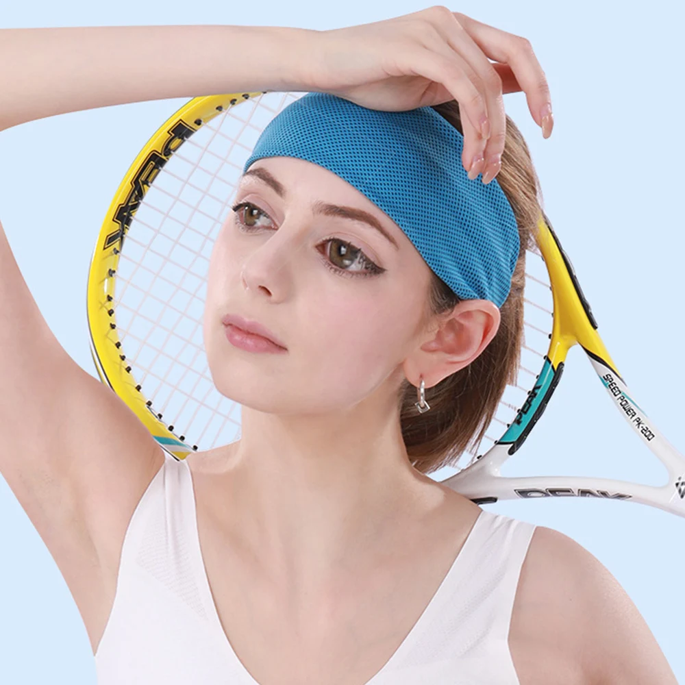 Summer Cool and Sweat Absorbing Breathable Headband, Men's and Women's Outdoor Cooling Quick Drying Sports Headband
