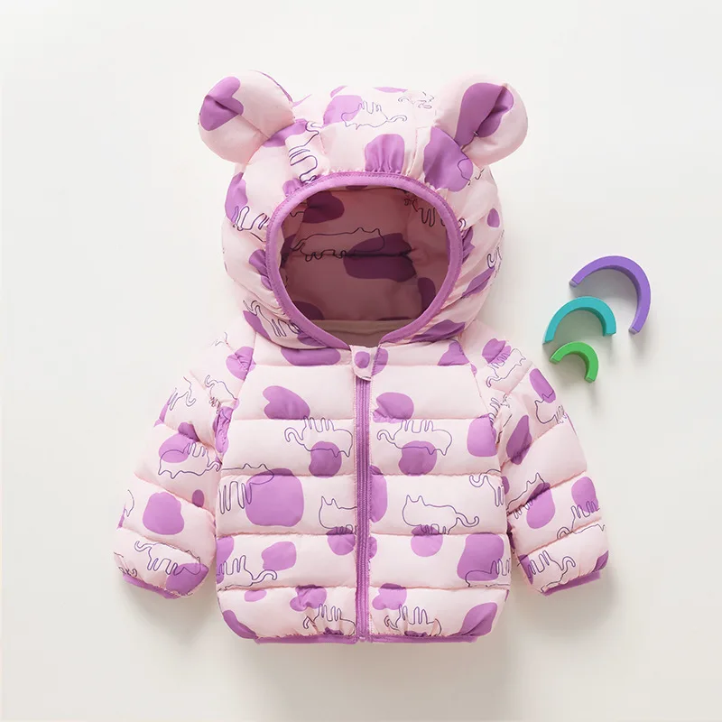 2026 New Spring & Autumn Children's Clothing: Cartoon Cotton-Padded Clothes, Boys & Girls Cotton-Padded Clothes, Cute Baby Coats