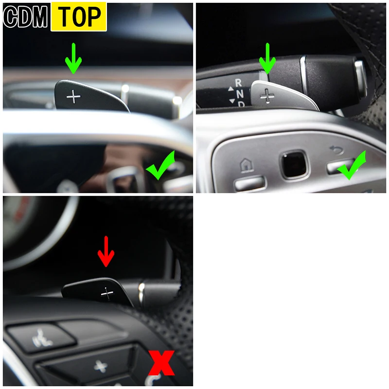 Modificación de cambio de paleta de volante para Mercedes Benz, accesorios de extensión de clase A/C/E/S/GLC/CLA/GLB/GLE/GLS/CLS