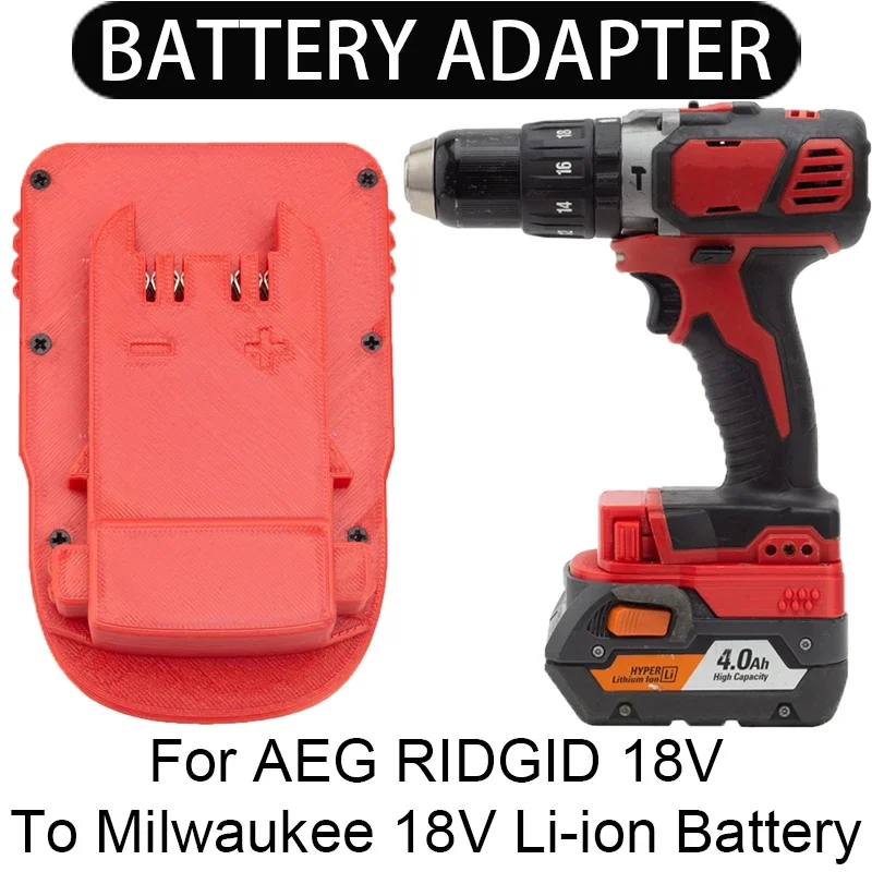 

Battery Adapter/Converter for Milwaukee 18V Li-ion tools to AEG RIDGID 18V Li-ion battery adapter power tool accessories