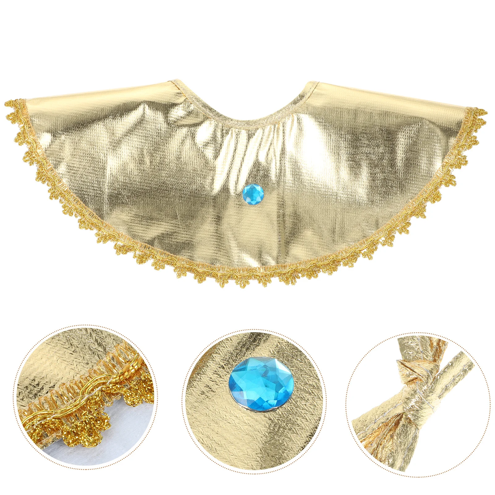 

Egyptian Collar Cloth Material Adjustable Comfortable Halloween Party Prop Cosplay Costume Classic Egyptian Role Play