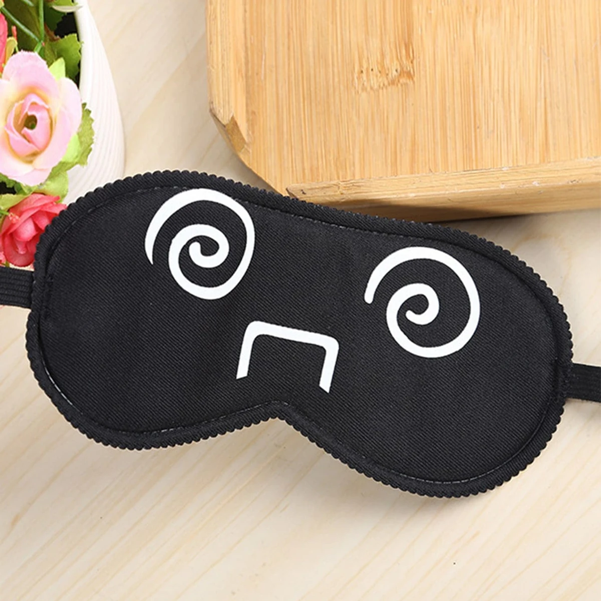 

1 шт.-мультяшная маска для лица с выражением сна, интересный дизайн, необходимая для сна и сна, повседневный дизайн с выражением