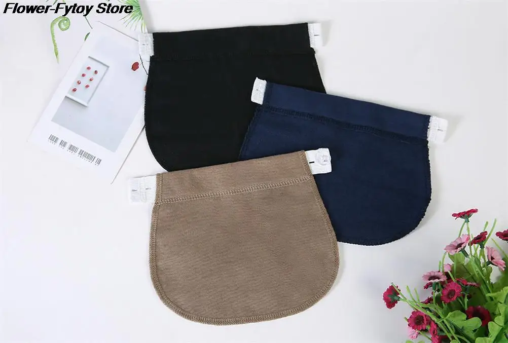 

1 Pcs Adjustable Elastic Maternity Pregnancy Waistband Belt Waist Extender Clothing Pants For Pregnant Sewing Accessories