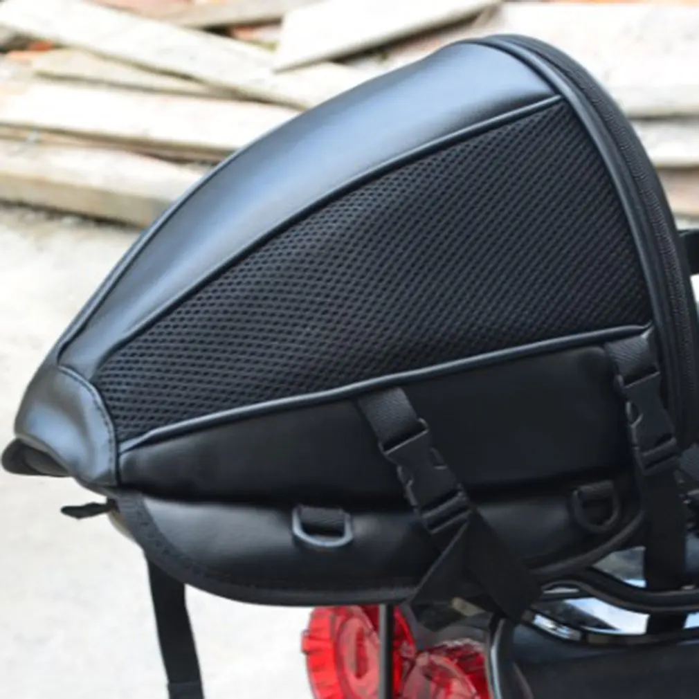 Motorcycle Tail Bag Rear Seat Package Motorbike Seat Back Bag Saddle Bag Custom Made Moto Motorbike Travel Saddle Tail Handbag