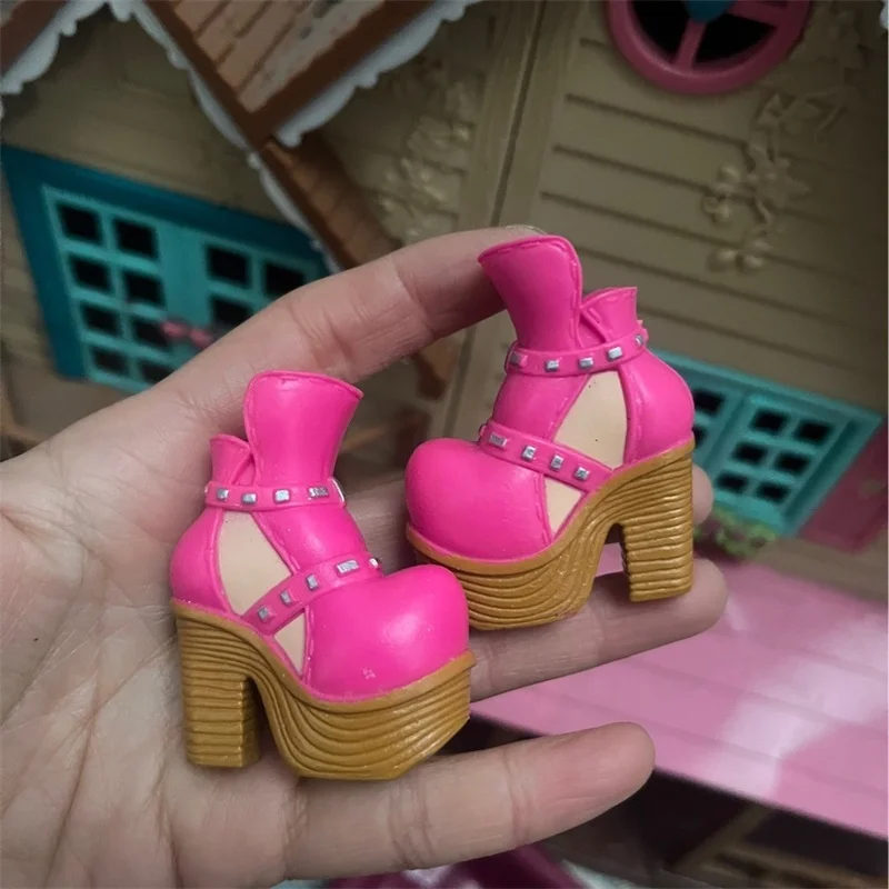 25cm Bratz Doll Shoes Big Mouth Spice Girls Accessories Insert Shoes