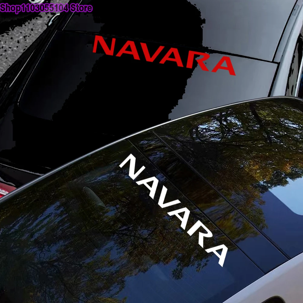 

1pc Reflective Car Windshield Windscreen Sticker For Nissan NAVARA D40 NP300 N22 D22 D23 Auto Accessories