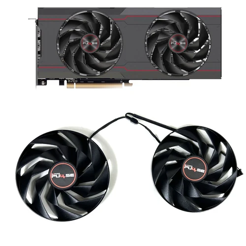 Nuevo ventilador de refrigeración 95mm 4pin FD10015M12D para SAPPHIRE RX6750 RX7600XT RX7700XT RX7800XT PULSE ventiladores de tarjeta de vídeo