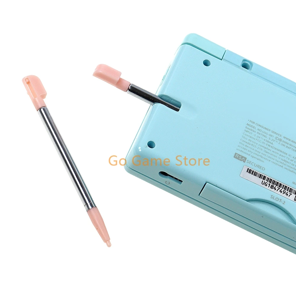 200pcs Touch Screen Stylus Pen For Nintendo DS Lite Metal Telescopic Stylus Pen For NDSL Replacement Part