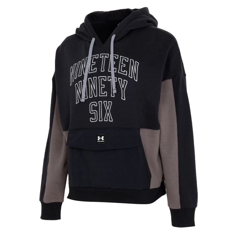 

Underarmour)/Ua Женская флисовая теплая толстовка с капюшоном и круглым вырезом, повседневный спортивный пуловер 1374113-001