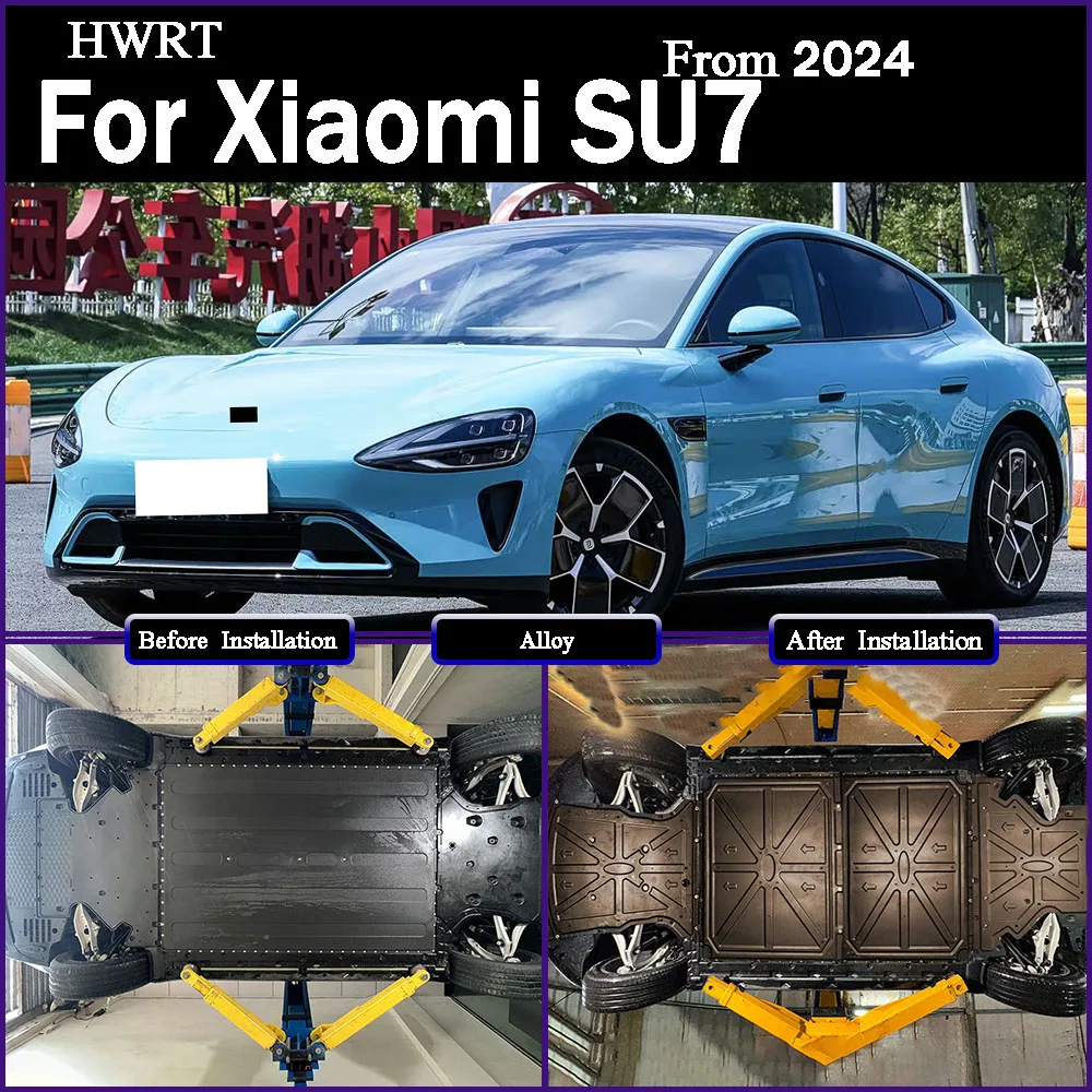 

For Xiaomi SU7 2024 700KM Protective Plate For Engine Circuit Oil Circuit Battery Oil Tank Chassis Guard Board Protection Plate