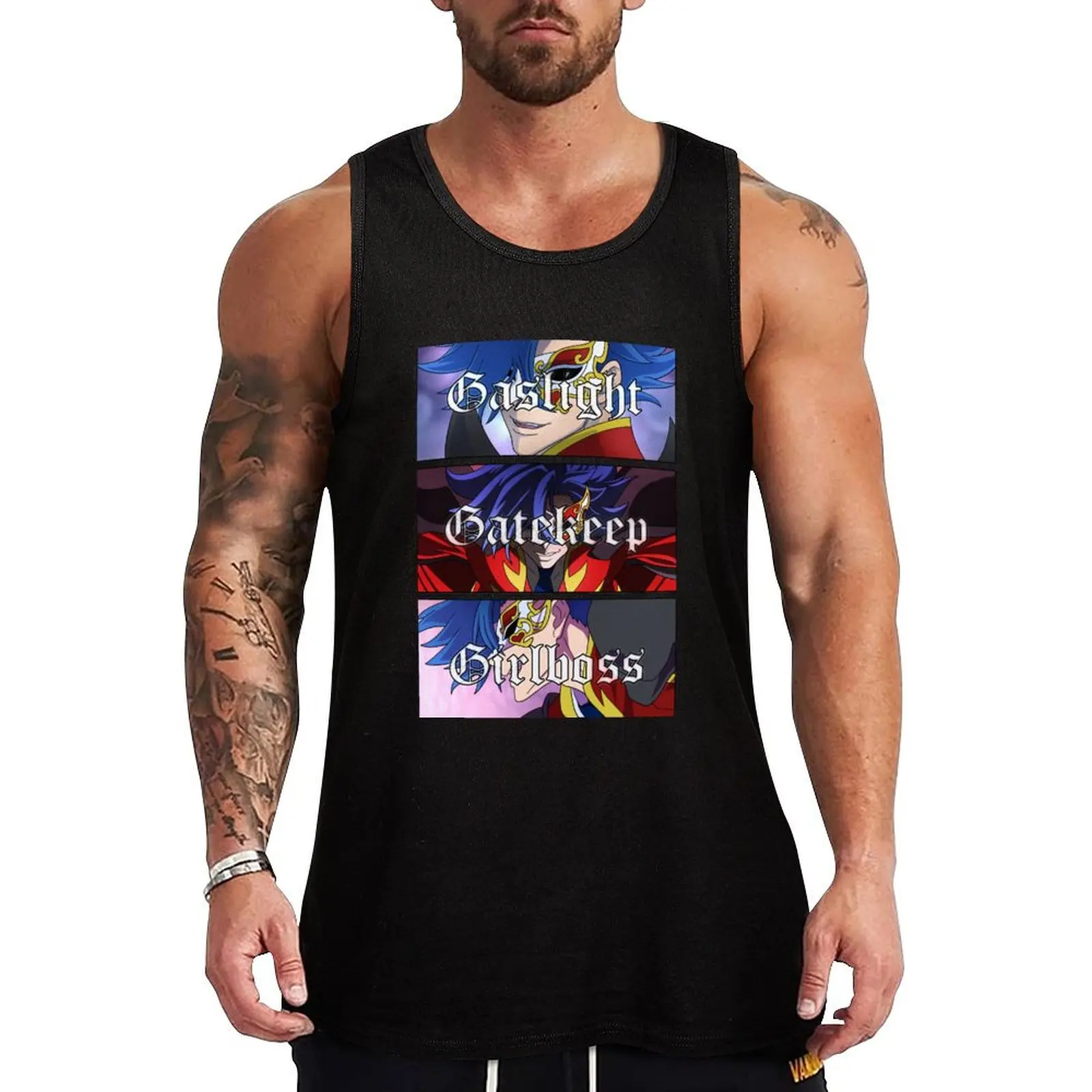 

ADAM - Sk8 the Infinity Tank Top Sleeveless T-shirt Gym man t-shirts man