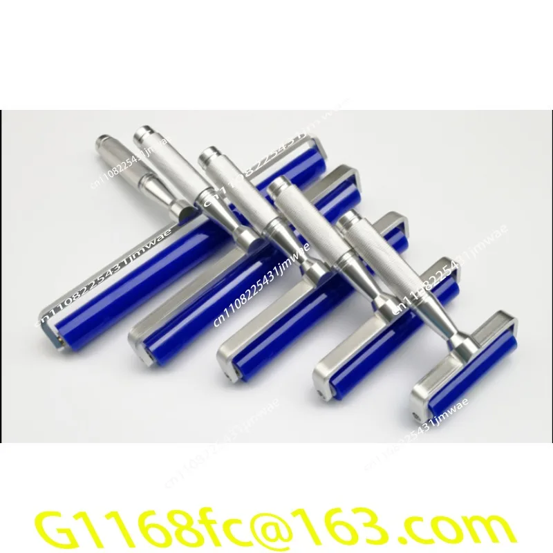 Hot Selling Adhesive Dust Silicone Roller Dust Removal Rubber Roller Silk Screen All Aluminum Handle Anti-static Roller