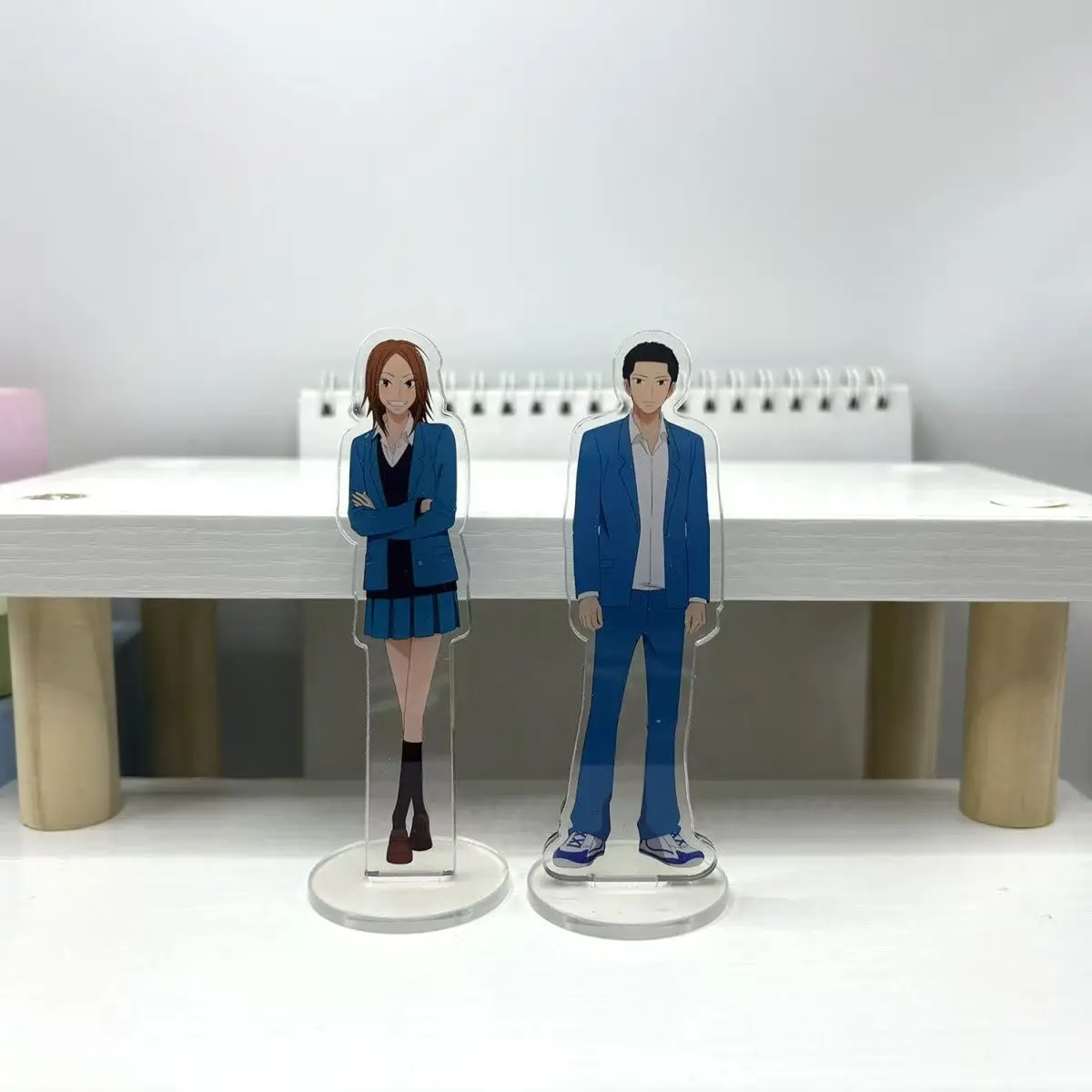 هدايا المشجعين أنيمي كيمي ني تودوكي كيمي ني تودوكي _ مني إلى أنت شخصيات HD 15 سنتيمتر حامل أكريليك سلسلة زخرفة سطح المكتب حوالي #4