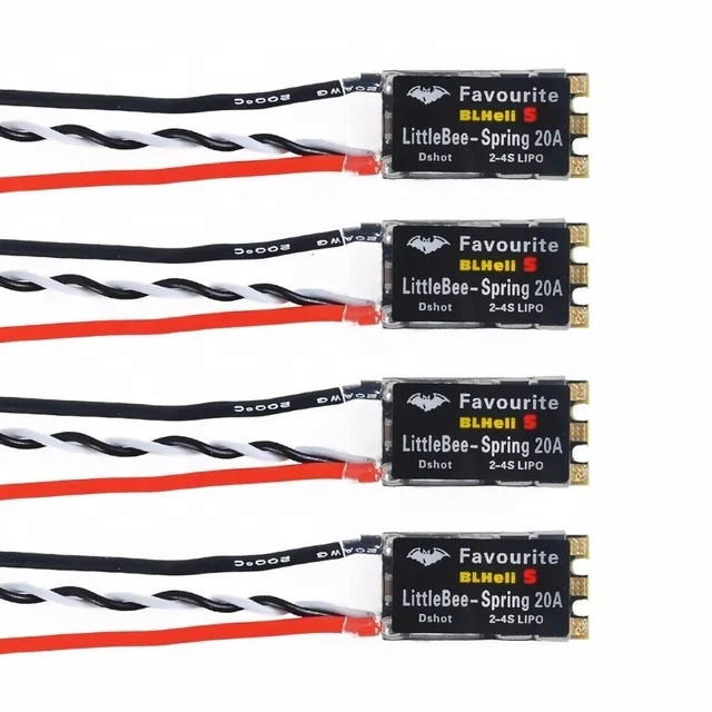 2PCS Little Bee BLHeli_S FRÜHLING 2-6S 20A 30A ESC DSHOT ESC Speed Controller Für QAV-X FPV Drone Quadcopter