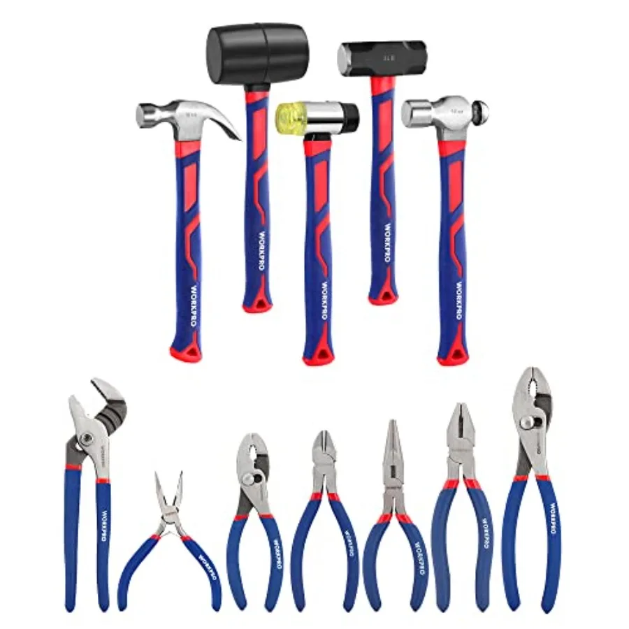 

7-piece Pliers Set and 5-Piece Hammer Set
