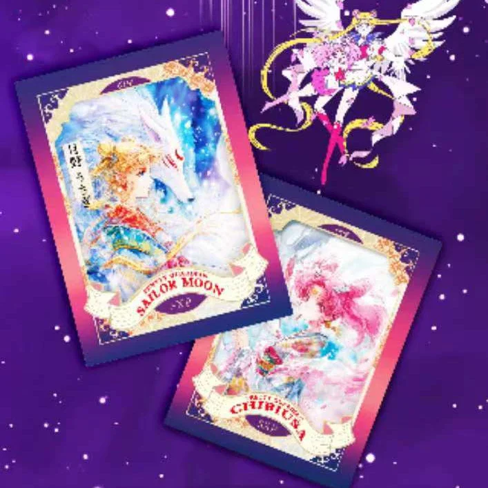 Anime Sailor Moon Card Tsukino Usagi Chiba Mamoru Small Lady Tomoe Hotaru Children Gift Toy Rare Collections Cards