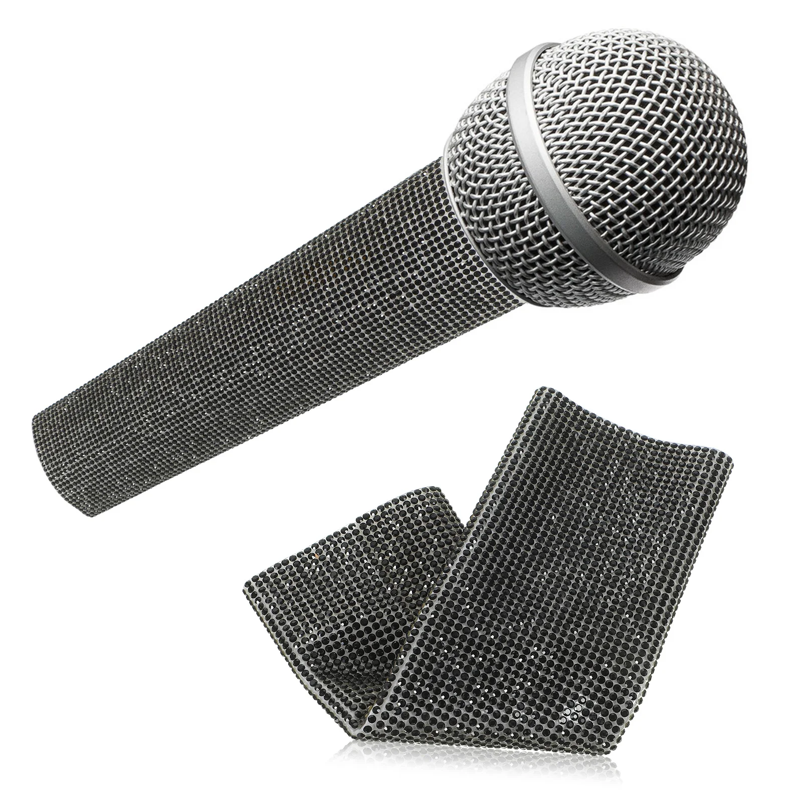 

Microphone Diamond Set Covers Reusable Wireless Microphones Sleeve Mikrofon Abdeckung Handle Accessories