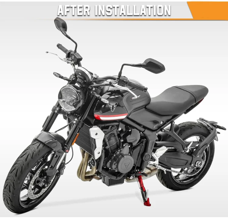 18-24 CM Universeller Motorrad-Seitenständer Verstellbarer Parkständer Halterung Seitenstütze für Dirt Bike Motorrad Zubehör – Detail 7