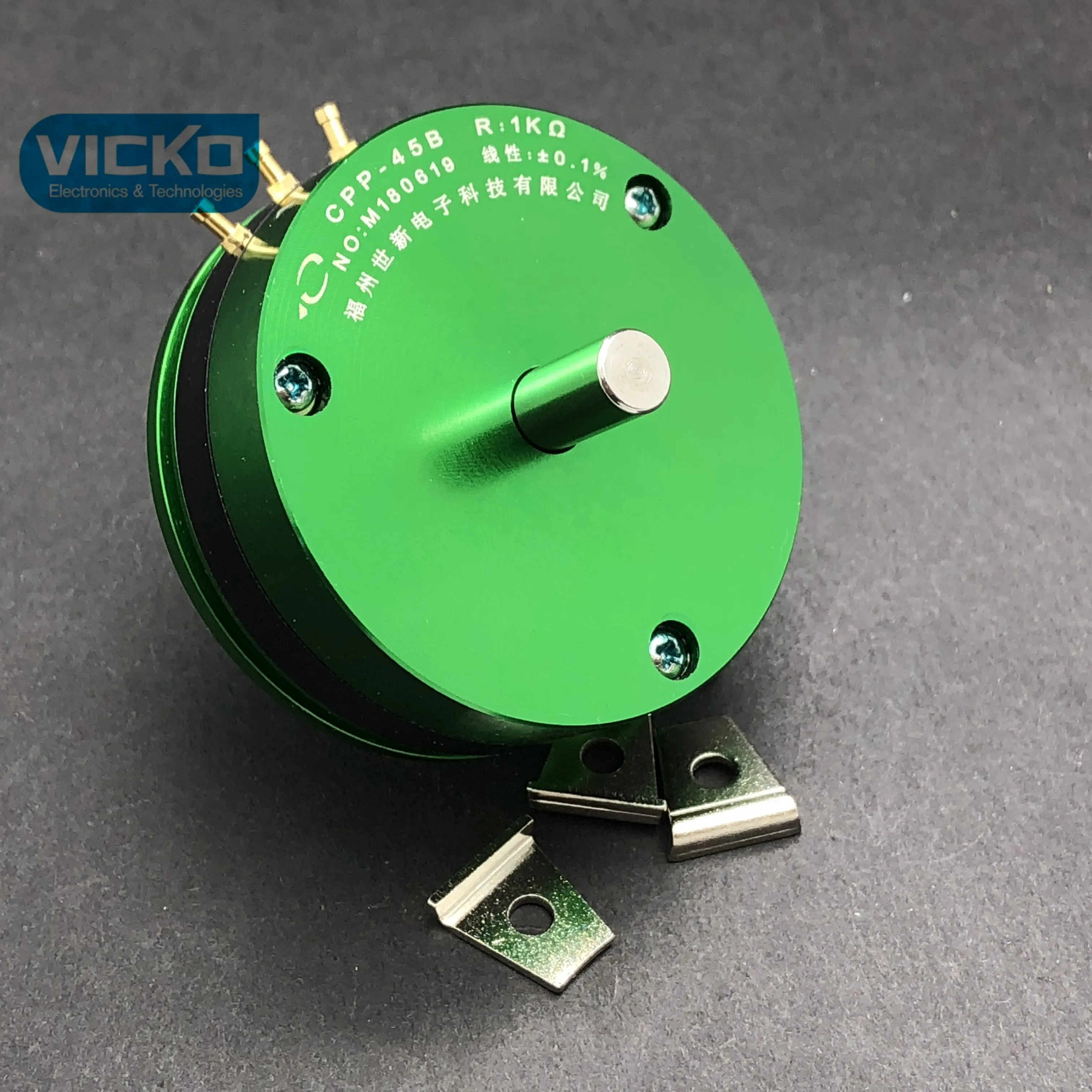 1pcs CPP-35b CPP-35 both sides Dual-axis precision conducting plastic potentiometer Angle sensor 1k 2k 5k 10k SWITCH