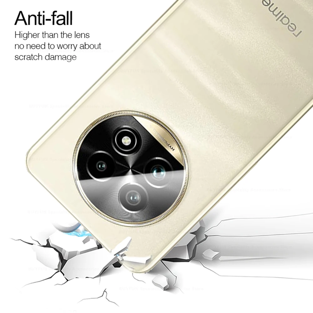 3D Curved Tempered Glass Camera Lens Protective Case For Realme 13 Pro+ Ring Rear Lens Cover Realme13Pro Plus 13 ProPlus 13Pro