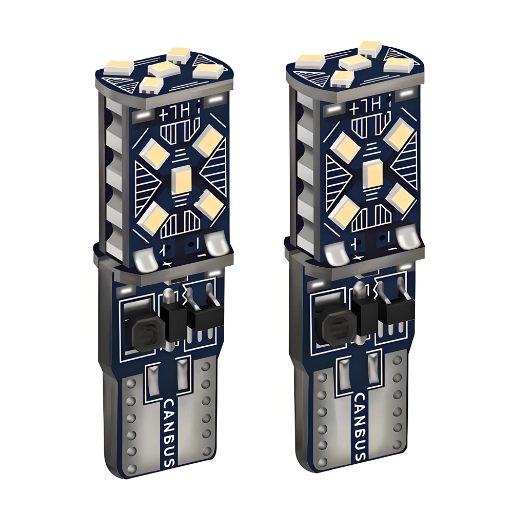 

2PCS T10 W5W New Super Bright LED Car Parking Lights WY5W 168 501 2825 Auto Wedge Turn Side Bulbs Car Interior Reading Dome Lamp