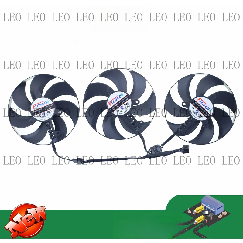 SS 104mm For ASUS TUF Gaming RTX 4080 SUPER 4090 OC Graphics Card Fan