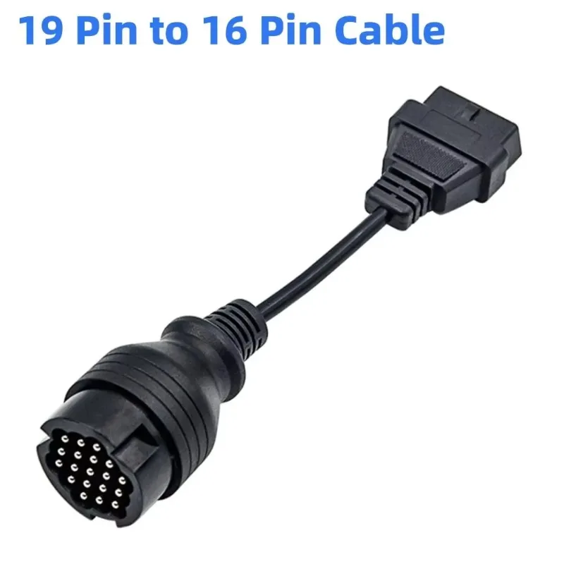 Porsche 19-Pin to OBD2 16-Pin Female Adapter Cable - OBD1 Diagnostic Interface for ELM327 Scanners