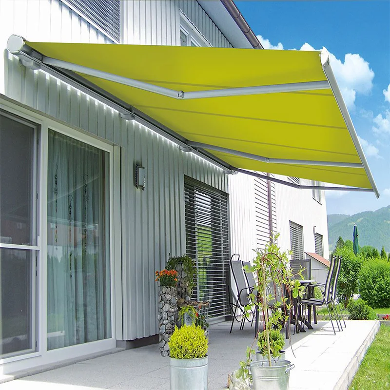 Hot design motorized Canopy electric awing outdoor playground shed large sunshade for garden