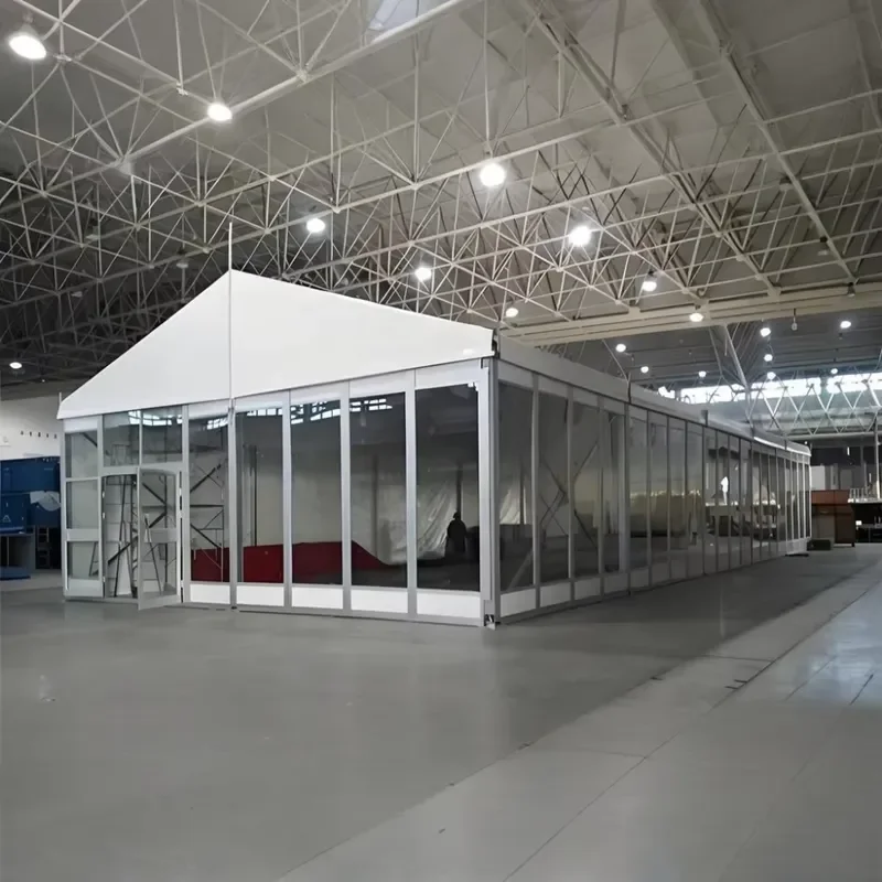 for Large Outdoor Exhibition Wedding Tent Event 300 People Aluminum Frame Trade Show Tent
