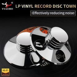 Vinyl Turntable Disc Record Stabilizer - Heavy-Duty Clamp Vibration Balanced, LP Disc Stabilization, and Enhanced Sound Quality