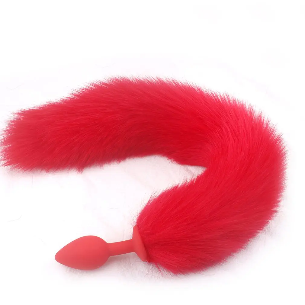 Soft Silicone Fox Tails Anal Plug Role Play Erotic Accessories Sex Shop Sex Toys for Couples Woman Men Gay BDSM Butt Plug