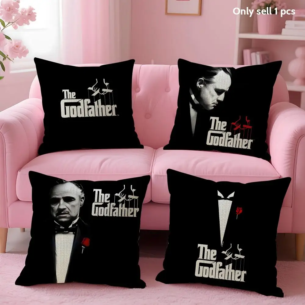 The G-Godfather Movie Cushion Cover Decorative Linen Throw Pillow case Soft for Bed Sofa Car Home Decor