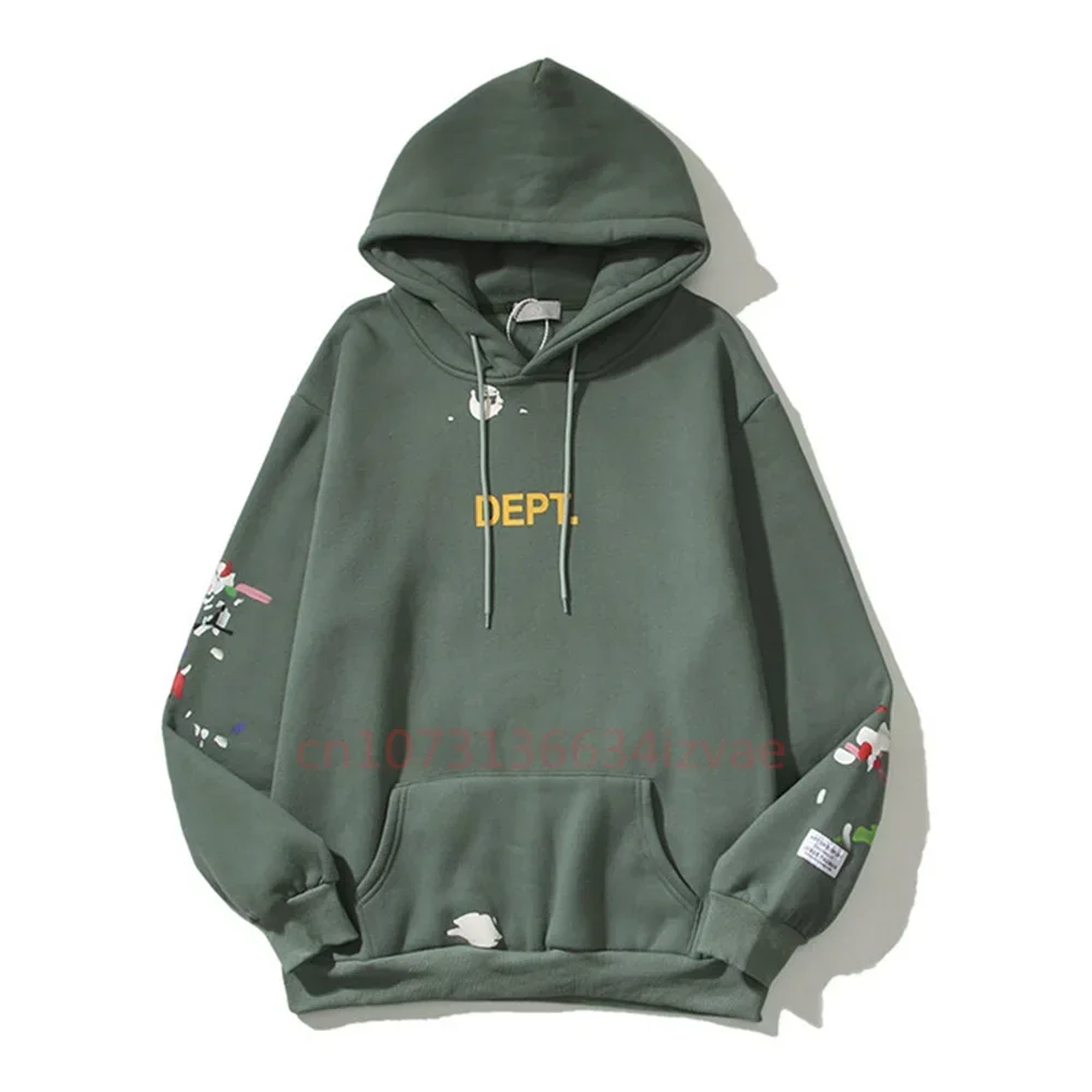 DEPT Fashion Brand Hoodies for Men and Women Letter Print  Long-sleeved Pullover Couple Wear Casual Hoodie