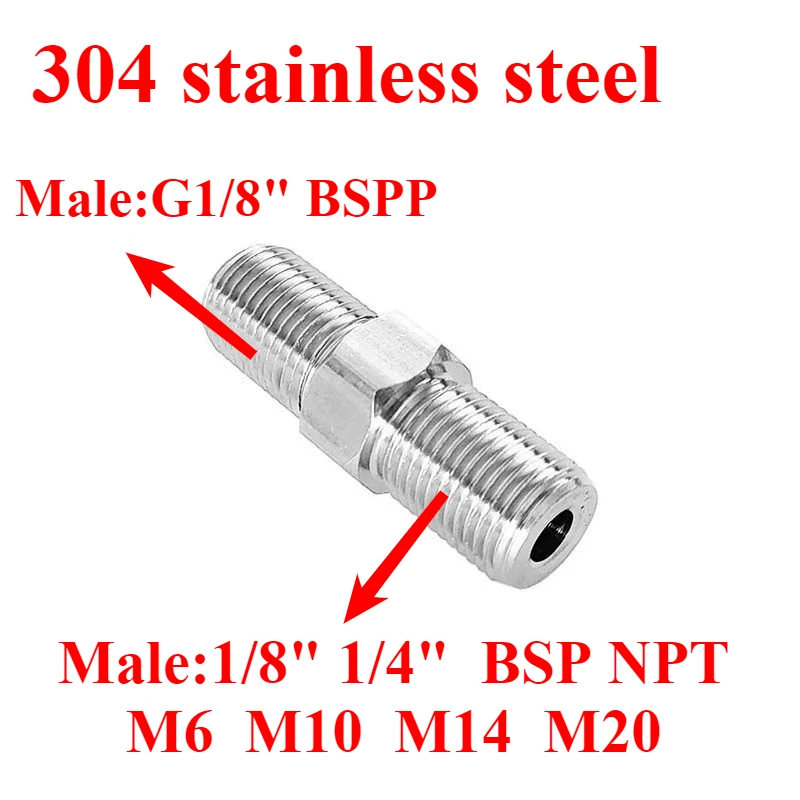 G1/8" Bspp Male To …