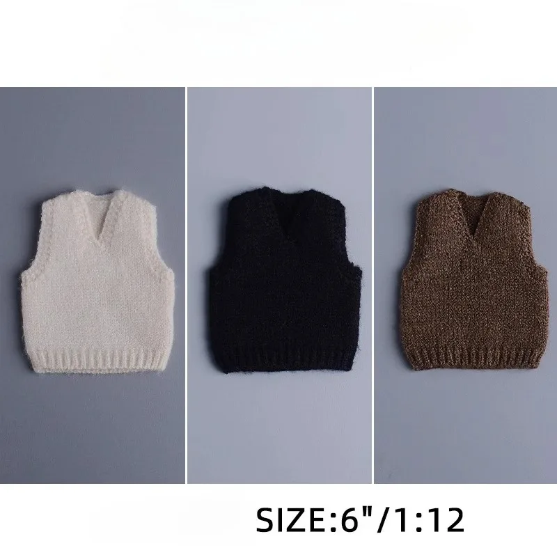 1/12 مقياس الذكور الجندي سترة بأكمام طويلة محبوك سترة الملابس نموذج هدية ل 6 ''عمل أرقام الجسم الدمى التبعي #3